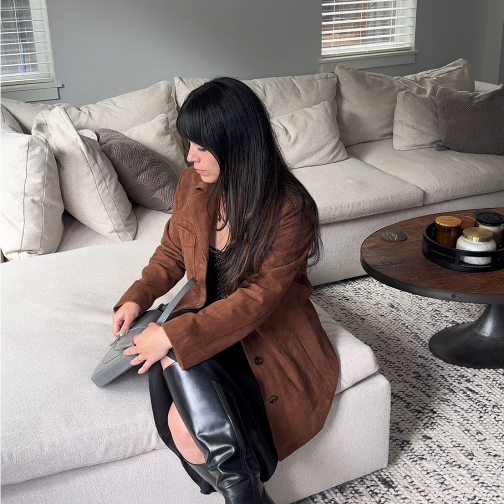 Custom made Nili Lotan Inspired Suede Jacket